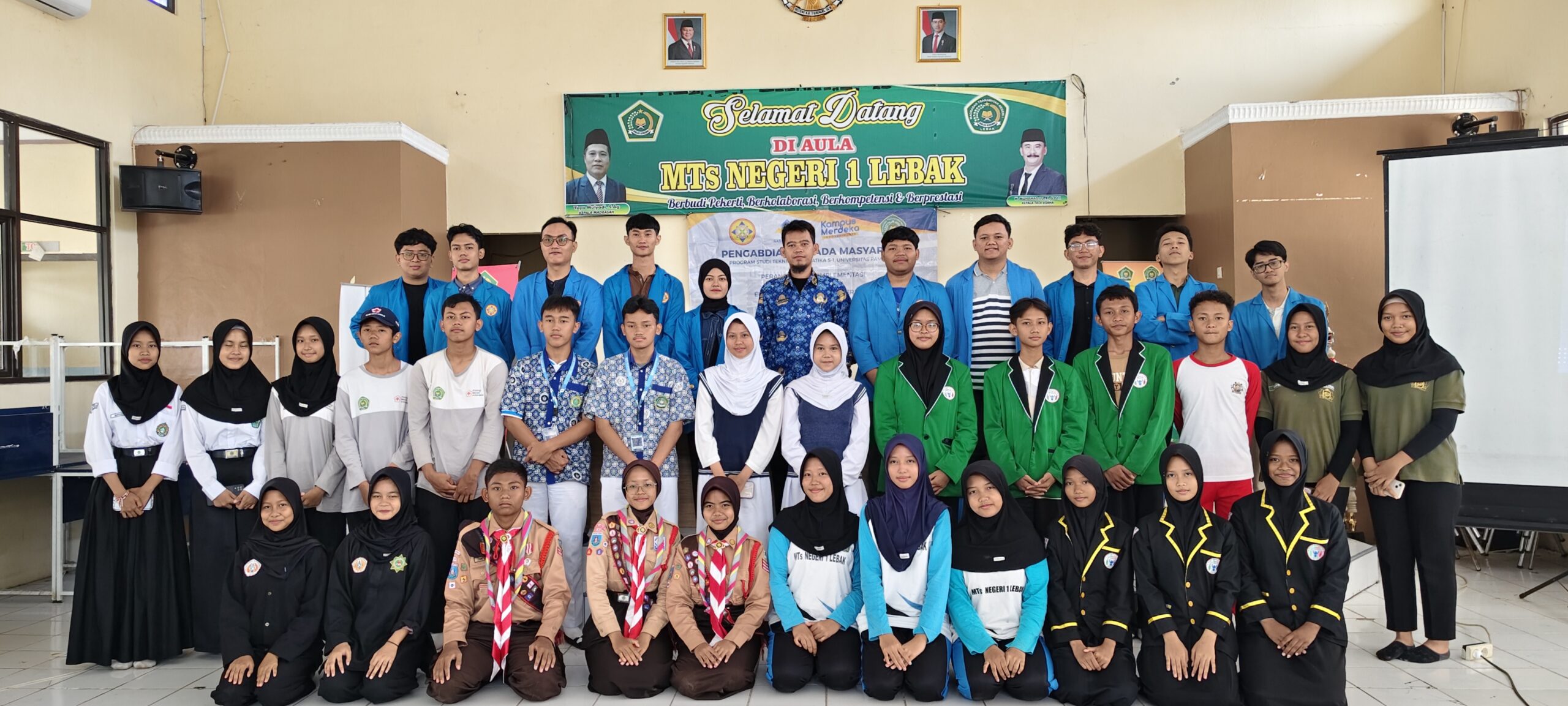 Mahasiswa Universitas Pamulang Implementasikan Sistem Ekstrakurikuler Digital di MTsN 1 Lebak