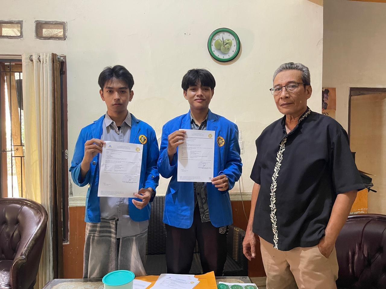 Bapak Affan dan tim KP dari Iqbal dan Ikhsan