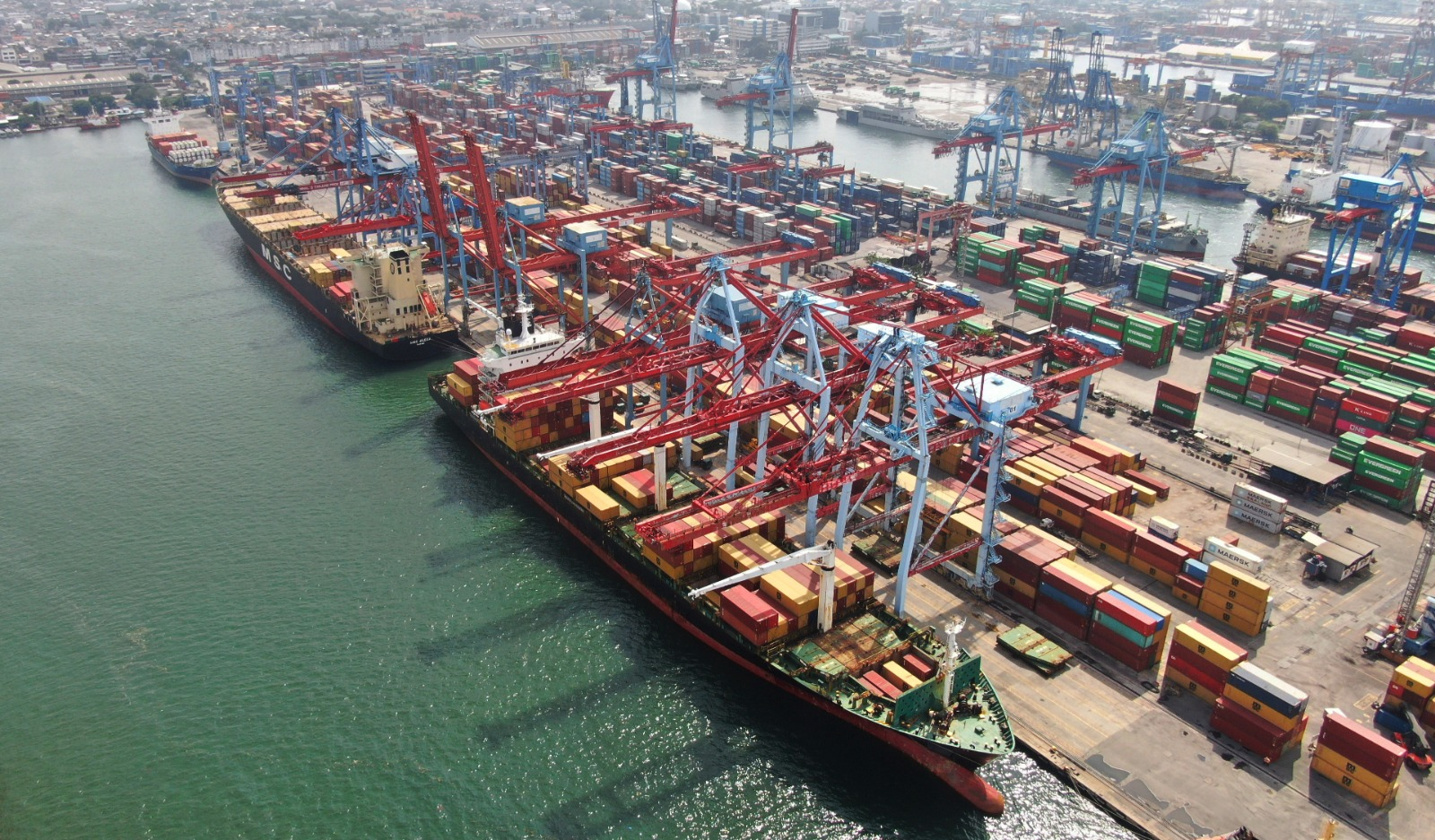 container port logistics Indonesia export terminal